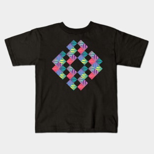 Multiple Cubed Ripple Kids T-Shirt